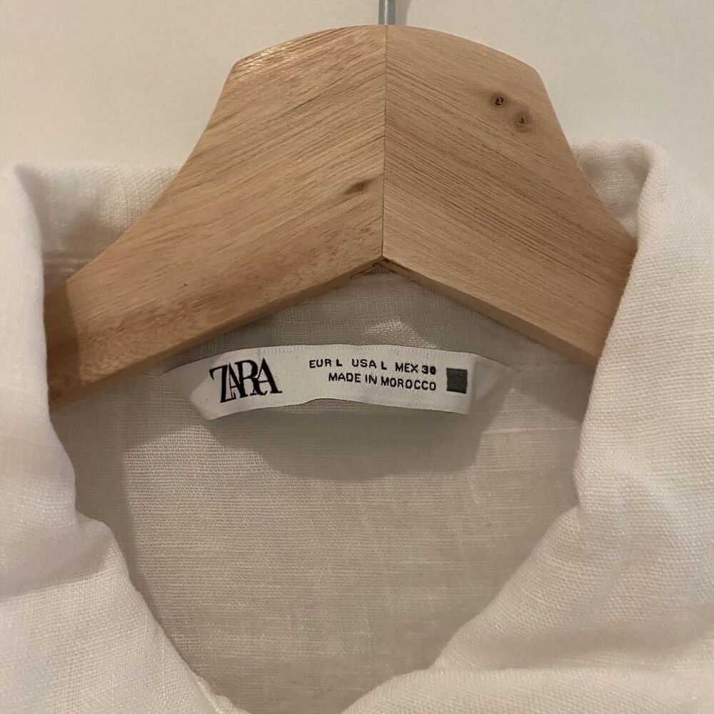 Zara Women's White Blouse - Picture 4 of 6